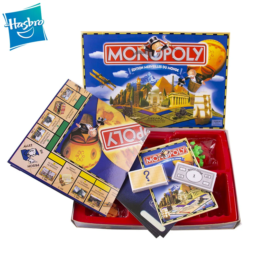 

French monopoly game board game real estate transaction game family gathering parent-child interactive toy classic