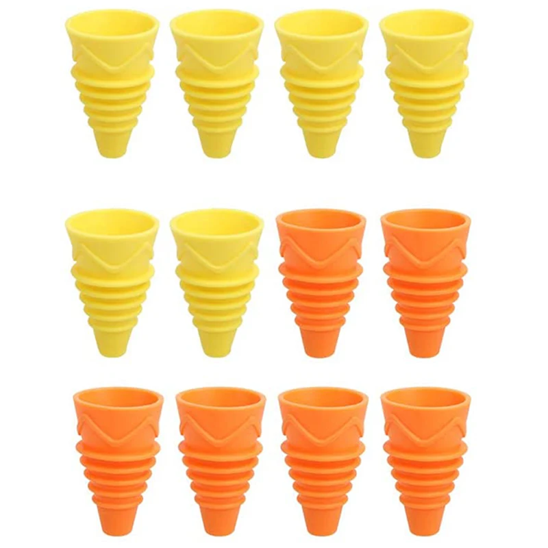 Fruit Fly Trap for Kitchen 12 Pcs Reusable Indoor Catcher Silicone Gnat (2 Colors) | Дом и сад