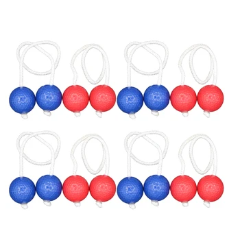 

42 MM Children Golf Practice Use Balls Perforated Plastic Playing Balls Outdoor Golf Sports String Balls Blue And Red