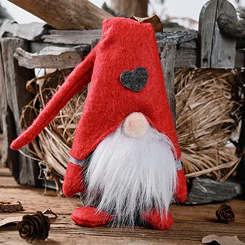 

Santa Claus Christmas Dwarf Doll Christmas Dolls Xmas Tree Faceless Dwarf