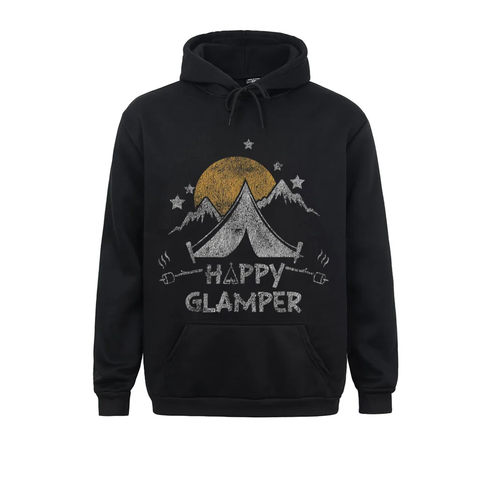 Happy Glamper Cute Glamping Camp Distressed Student Felpe Con Cappuccio Da Uomo A Maniche Lunghe Felpe Invernali Per La Festa Della Mamma Vestiti Cald