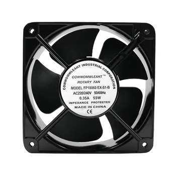 

4 PCS Metal casing 220V Industrial fan 0.28A 45W 180x180x60 mm Ball Cooling Fans FP-18060 EX-S1-B