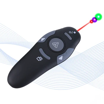 

2.4G Wireless Red Laser USB Powerpoint Presentation PPT Flip Pen Pointer Clicker Presenter with Red Light Remote Control pc Mice