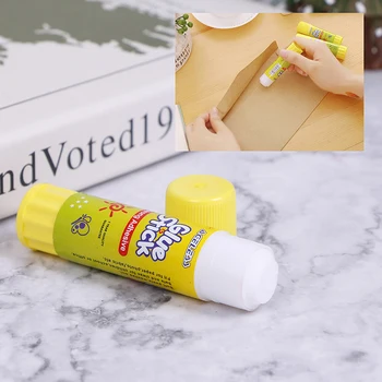 

10PC Yellow Solid Glue High viscosity Solid Glue Stick for Adhesive Home Art Paper Card Photo Glue Stick Stationery