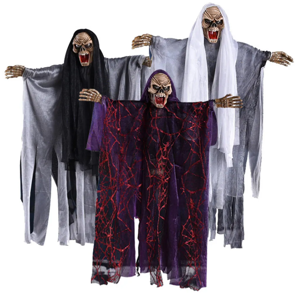 

Halloween Electric Skull Tricky Horror Toy Party Game Crafts Props J99Store