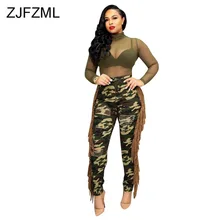 ^#Cheap Camouflage Print Ripped Jeans For Women Double Side Tassels Spliced Skinny Denim Pant Streetwear High Waist Plus Size Trousers ^#Cheap Camouflage Print Ripped Jeans For Women Double Side Tassels Spliced Skinny Denim Pant Streetwear High Waist Plus Size Trousers