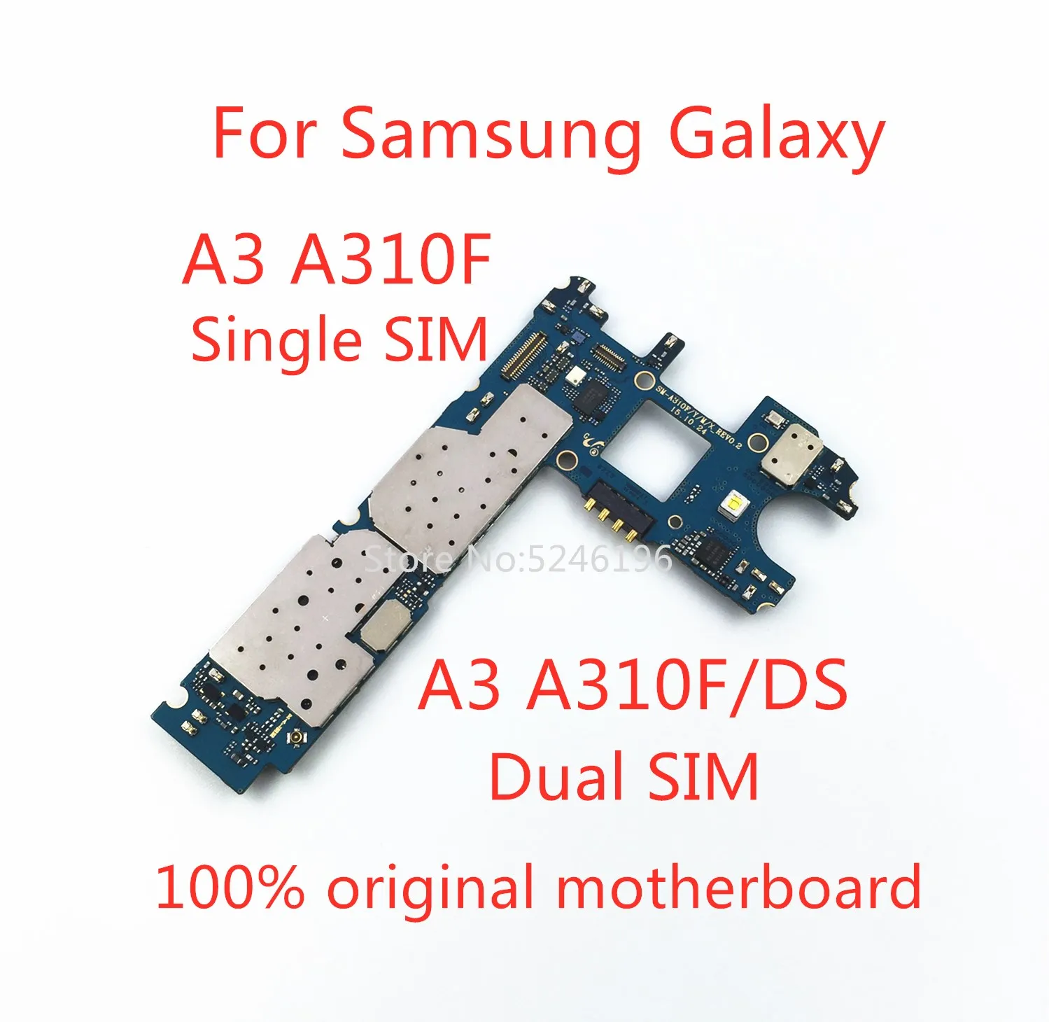 1 шт. применяется для Samsung Galaxy A3 A310F A310F/DS оригинальная материнская плата чип