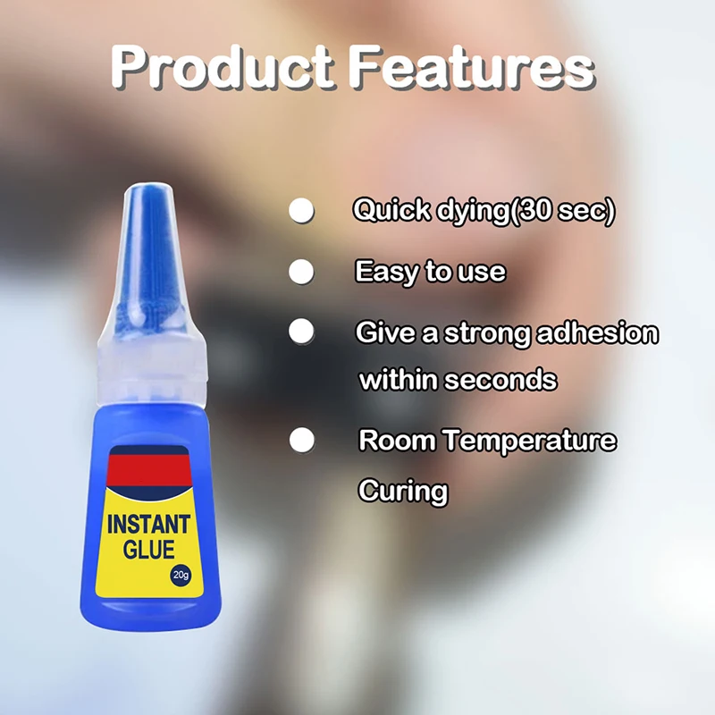 20g 401 Glue Gel Fix Instant Fast Adhesive Multipurpose Liquid Glue Adhesive Crafts Stronger Glues Phone Glass Screen Repair NDS