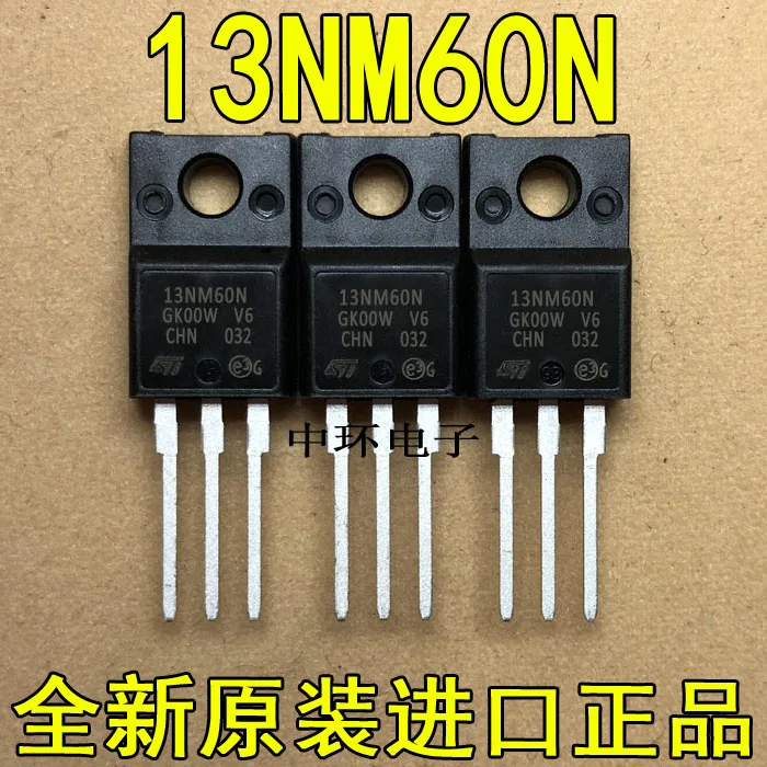 

10pcs/lot 13NM60N STF13NM60N ST TO-220F 11A 600V