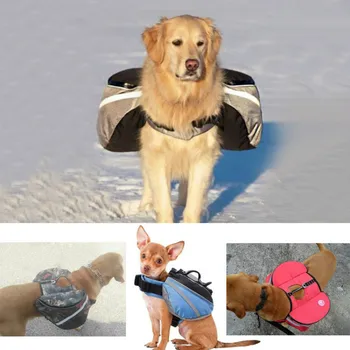 

Pet Backpack Waterproof Dog Outdoor Bag Dog Out Reflective Dog Backpack Carries With Pocket Fashion Pet Carrier Dog Supplies