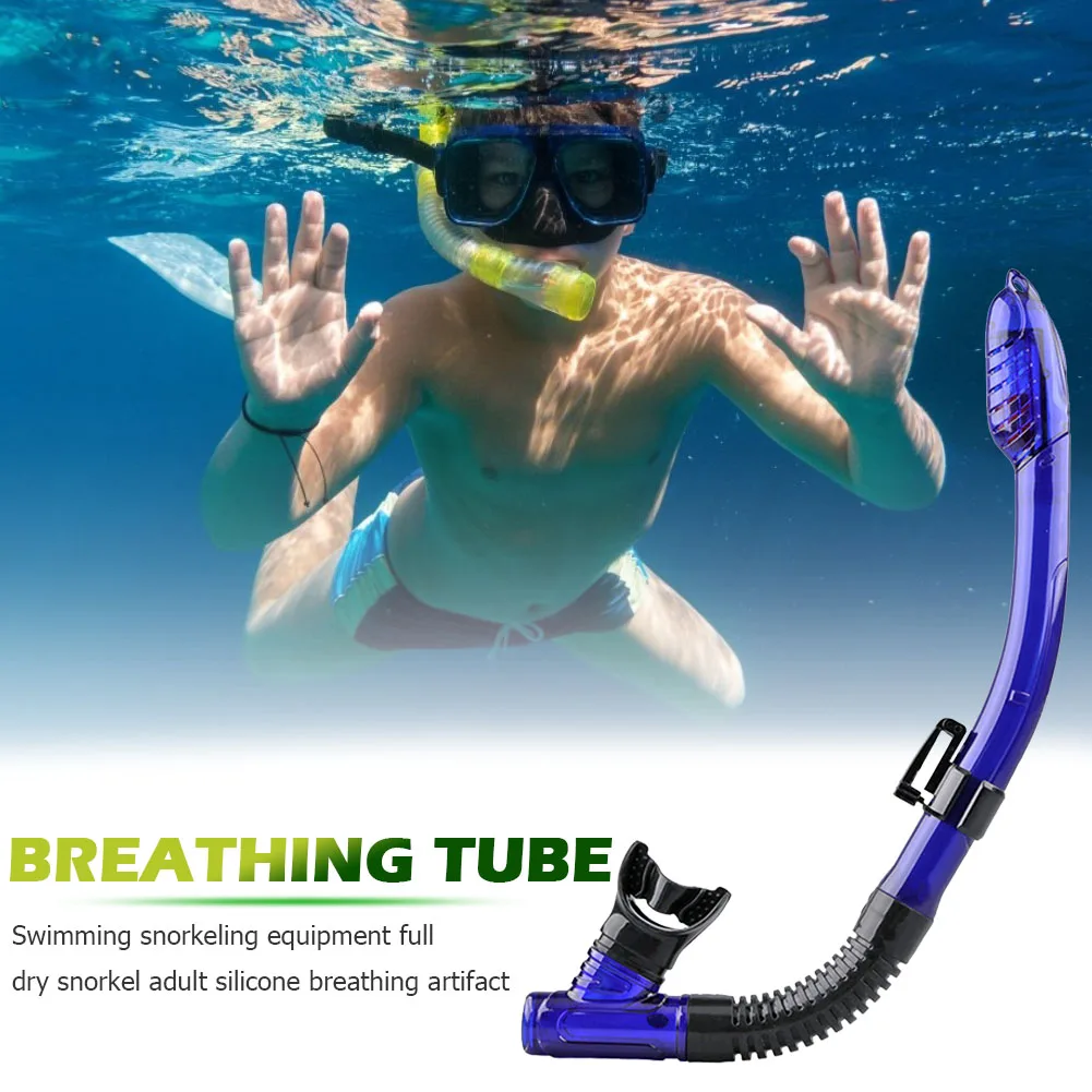 Snorkeling Breathing Tube Dry Snorkel Easy Breath Swimming Diving Tube UK Ship 