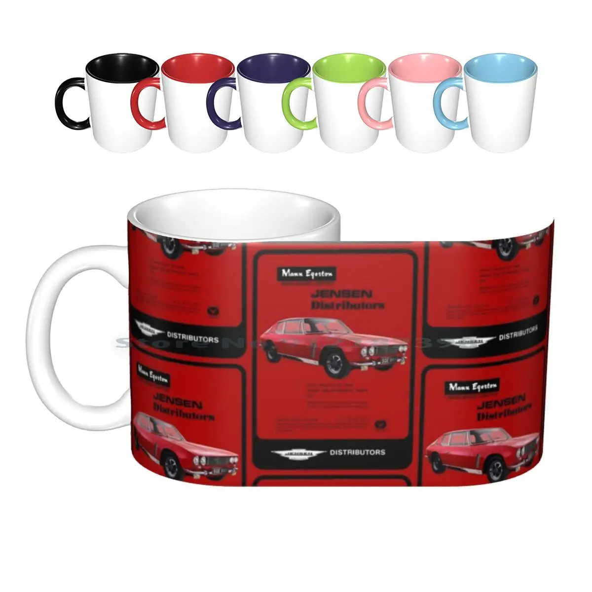 Tazze Da Caffè In Ceramica Per Intercettatore Jensen Tazze Da Caffè Tazza Da Tè Al Latte Jensen Intercettatore Sport Coupé Auto Sportiva Auto Auto Cla