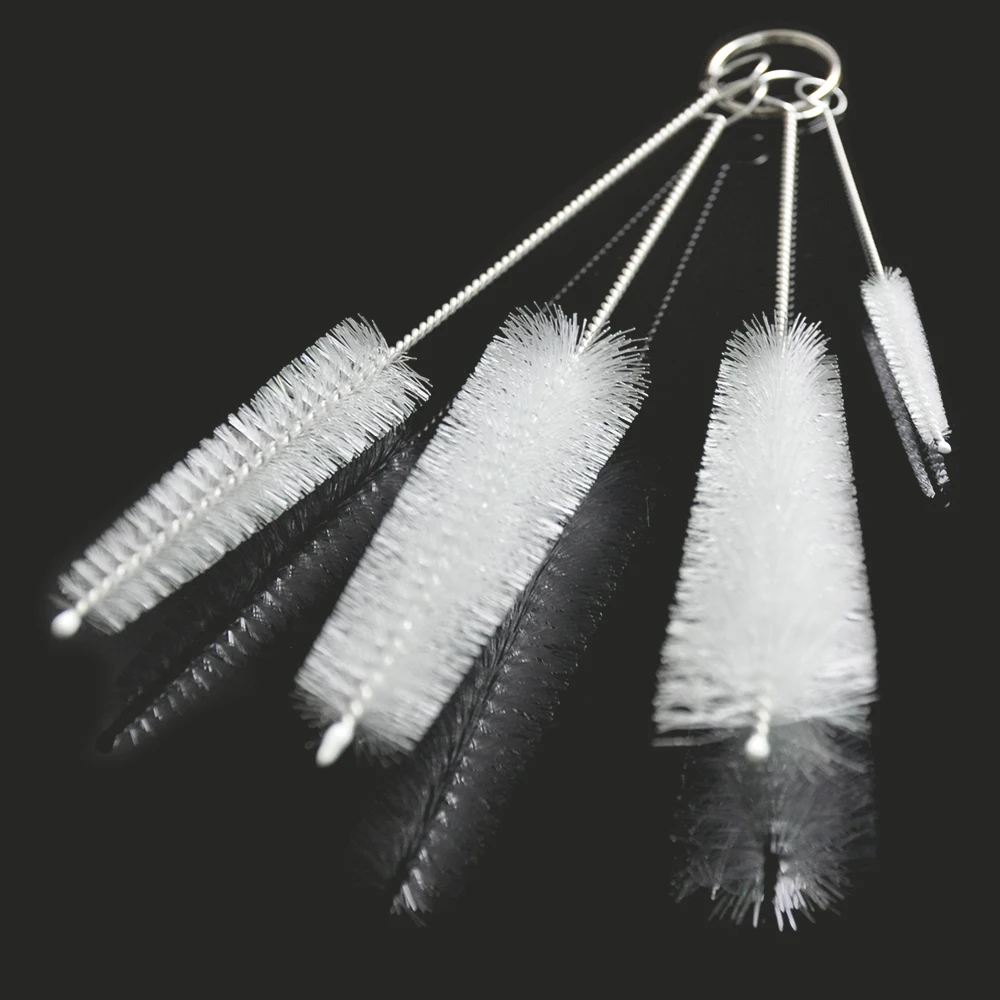4pcs/set Stainless Steel Nylon Cleaning Brush for Shisha Hookah Sheecha/Chicha/Narguile Accessories hookah accessories hookah cleaning brush cleaning accessories