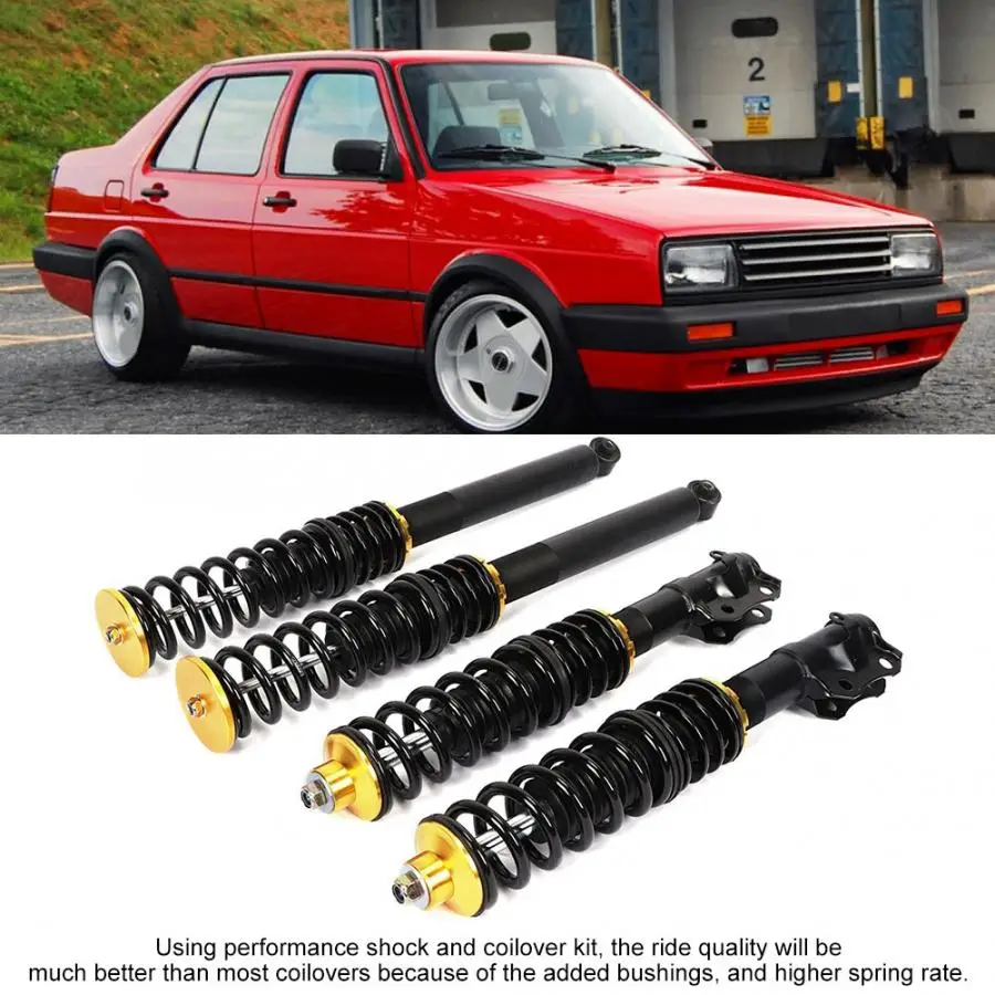 Авто амортизатор стойки автомобиля coilver амортизатор набор распорок подходит для гольфа 85-98 автомобильные аксессуары