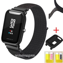 20 мм нейлоновый защитный Напульсник для Xiaomi Huami Amazfit Youth Bip lite Смарт часы браслет