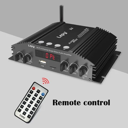 HIFI 5.0 블루투스 파워 앰프, 광섬유, 동축 입력, 2.1 오디오 앰프, 듀얼 서브 우퍼 출력, 4 채널 6