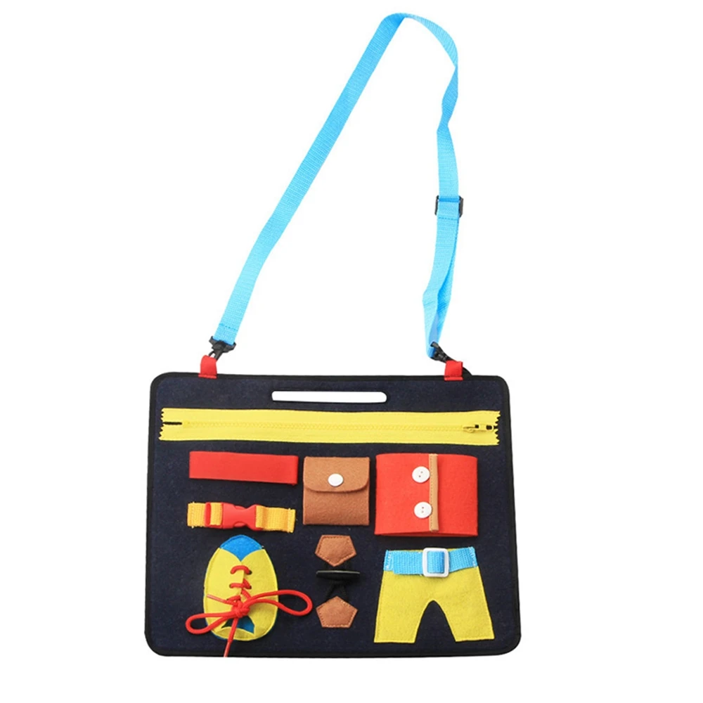 

Kids Montessori Educational Toys Zip Buckle Shoelaces Toy Early Education Toddler Dressing Teaching Aids