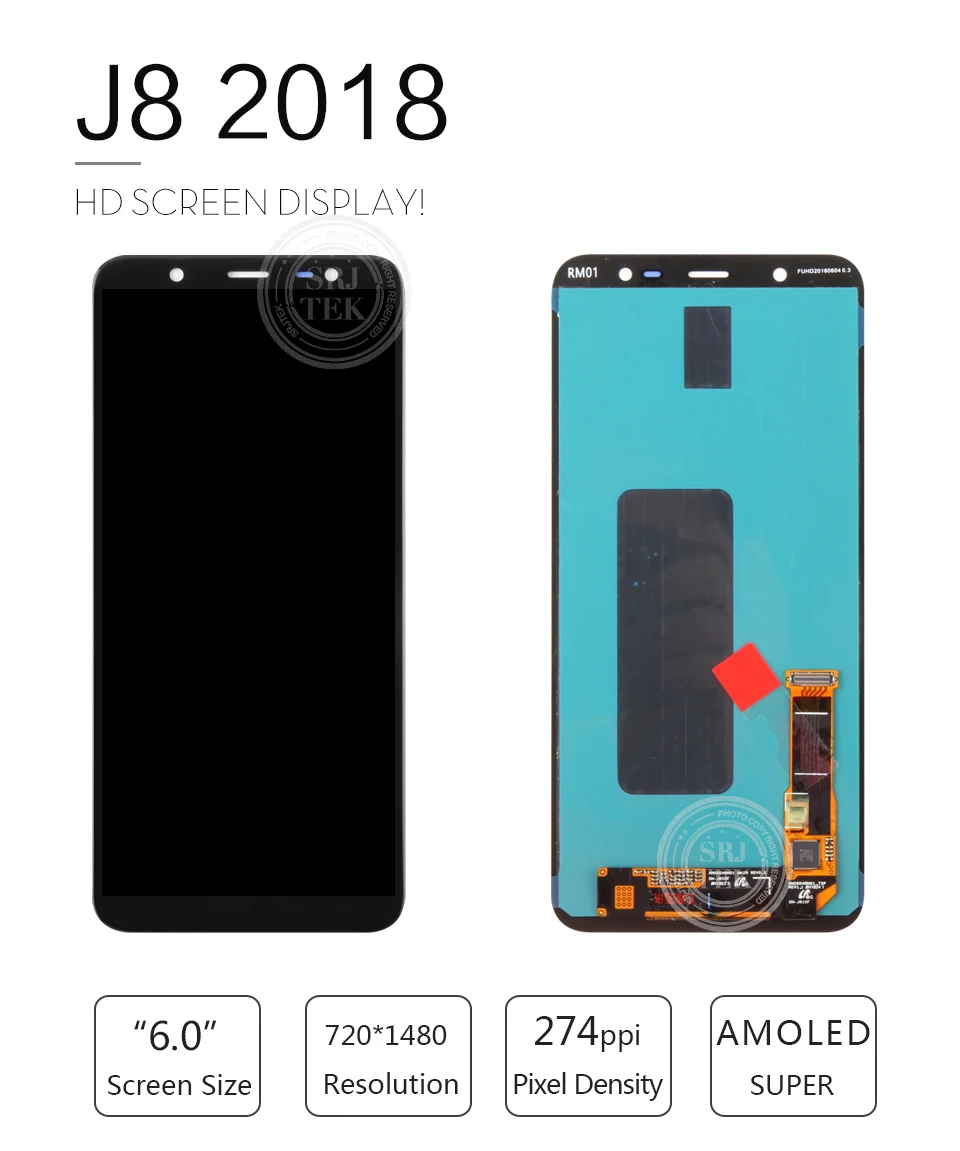 Супер AMOLED для samsung J8 lcd J810 дисплей дигитайзер сенсорный экран сенсор для SM-J810M J810F J810Y запасные части