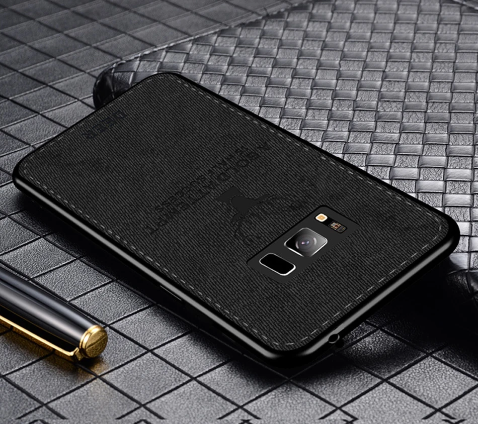 Мягкий тканевый чехол для samsung Galaxy S7 Edge S9 S8 Note 9 8 полный чехол для телефона samsung S9 S8 Plus противоударный чехол