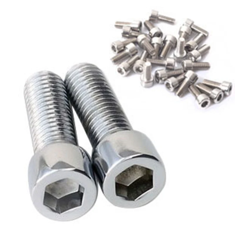 40PCS Stainless Steel Cycling Bicycle Bike Water Bottle Cage Bolt Screws Parts