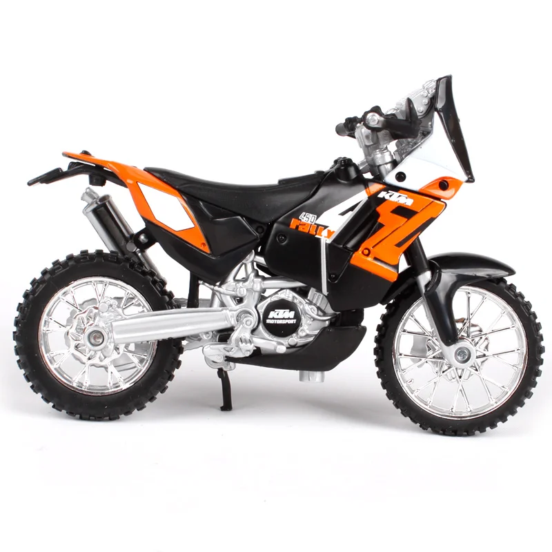 Maisto 1/18 1:18 Масштаб KTM 525 SX Мотоциклы мотоциклы литье под давлением дисплей модели подарок на день рождения игрушки для мальчиков - Цвет: KTM 450 Rally