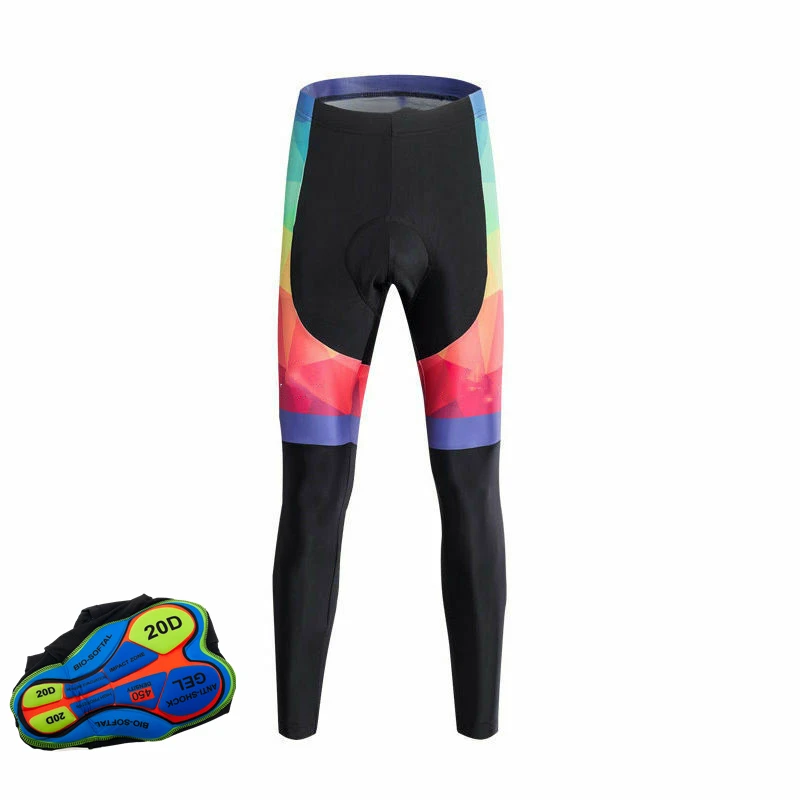 Bicycle Clothing Pro Team Long Tights Men Autumn Winter Cycling Pants Outdoor Racing Mountain Bike Sweatpants Colorful