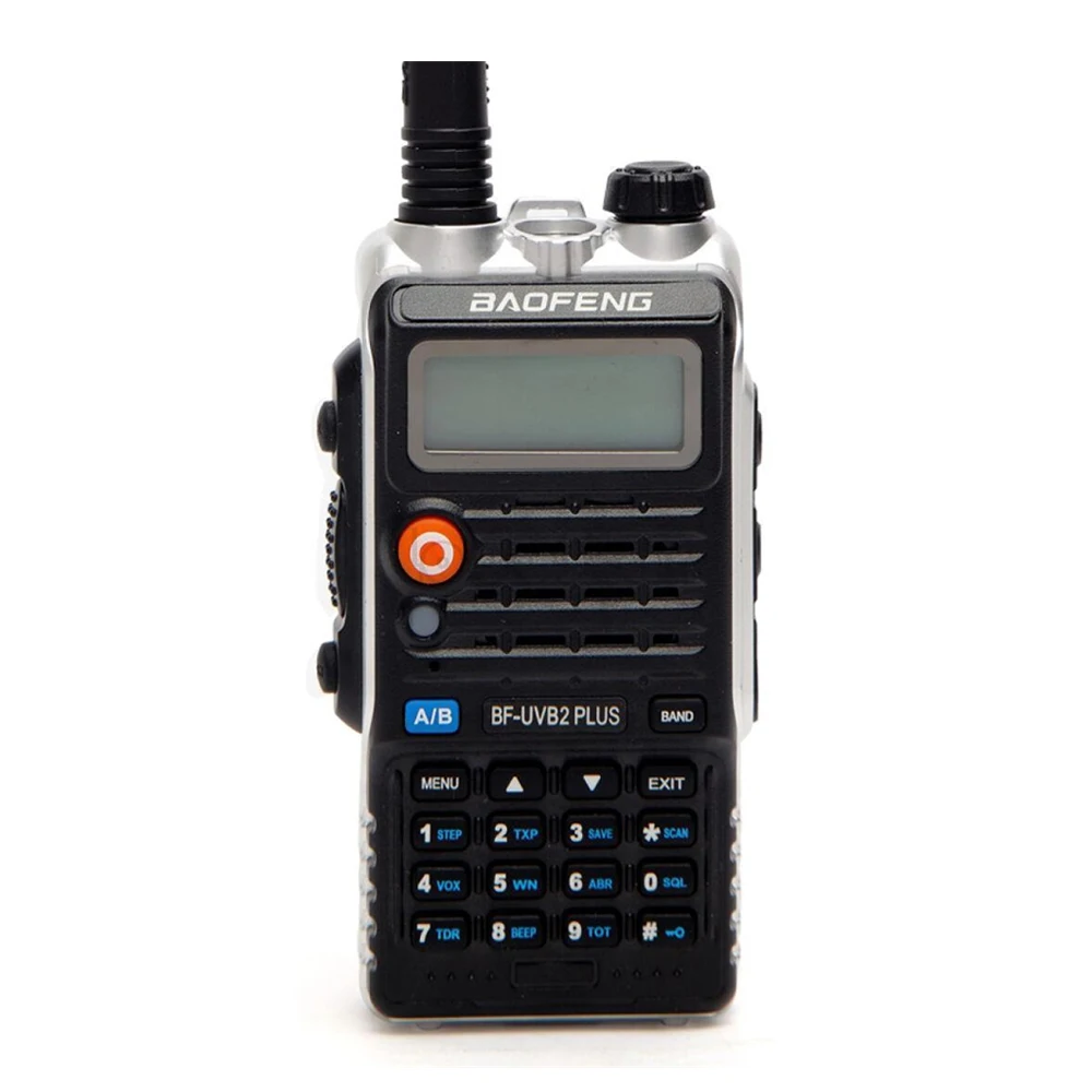 Baofeng UVB2 плюс двухстороннее радио Двухдиапазонная VHF UHF рация 128CH Переговорная BF-UVB2 Ham CB радио портативный приемопередатчик - Цвет: Black
