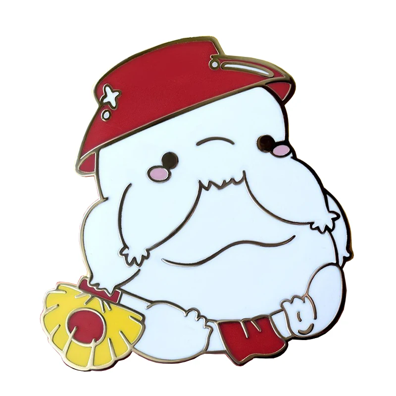 Эмалированный штифт Kawaii Radish Spirit Ghibli | Украшения и аксессуары