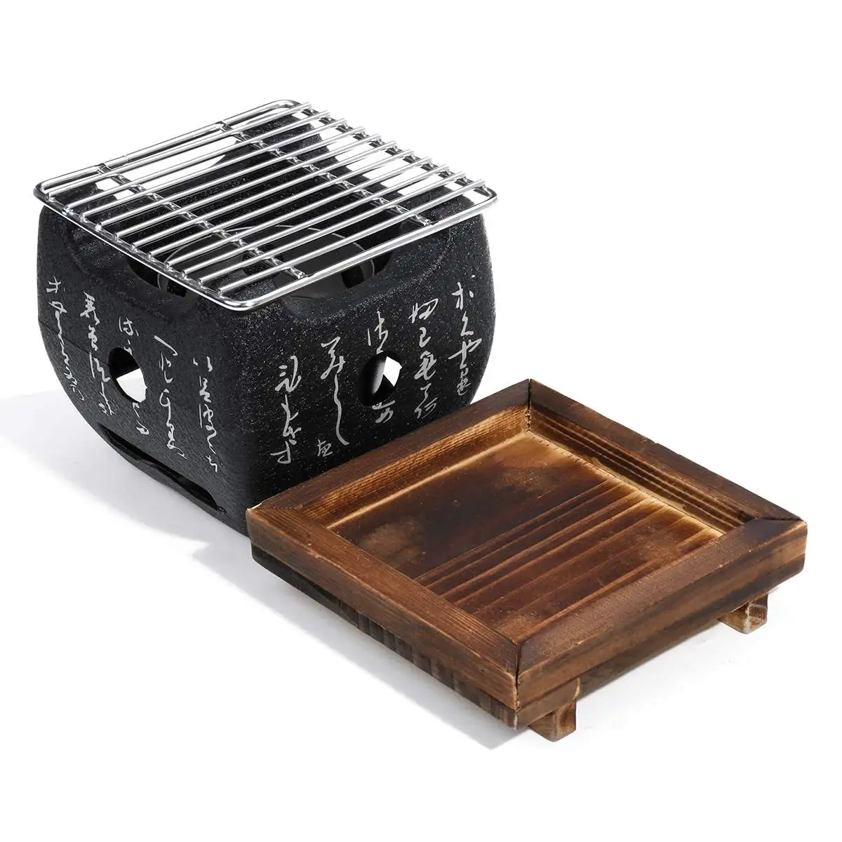 Алюминиевая японская Корейская решетка для барбекю, угольная печь для барбекю, печь для приготовления пищи, алкогольный гриль, бытовые инструменты для барбекю