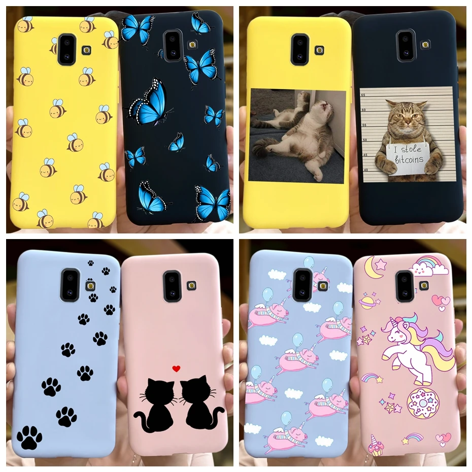 Cute Bee Cat Silicone Soft Phone Case Bumper Cover