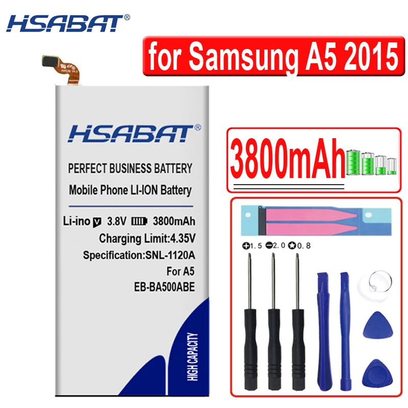 HSABAT 3900 мА/ч, EB-BA510ABE Батарея для samsung Galaxy Edition A510 SM-A510F A5100 A5 A51 батареи