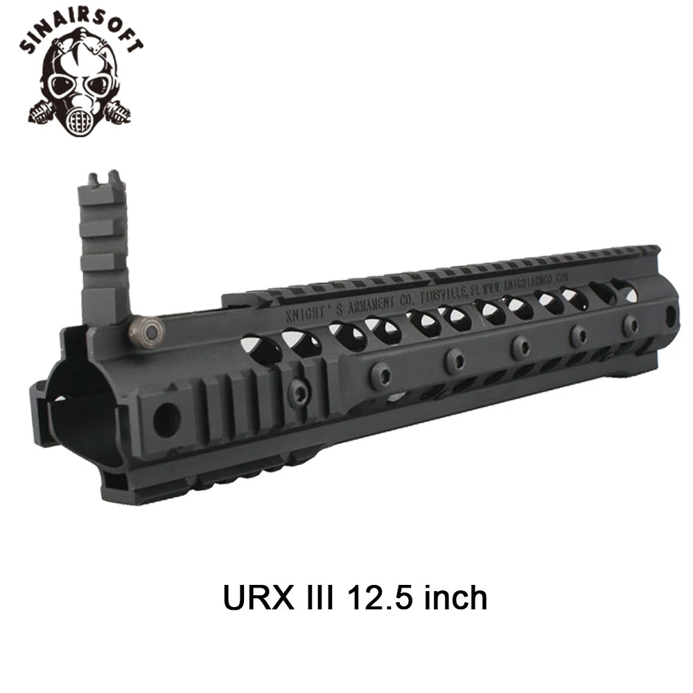 KAC style URX III 12,5 дюймов черный алюминиевый рельсовый поручень для AEG/GBB страйкбол Охота Пейнтбол Стрельба аксессуары