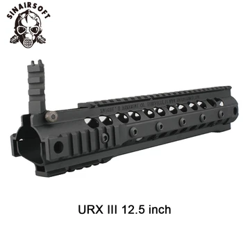 

KAC Style URX III 12.5 Inch Black Aluminum Rail Handguard For AEG/GBB Airsoft Hunting Paintball Shooting Accessories