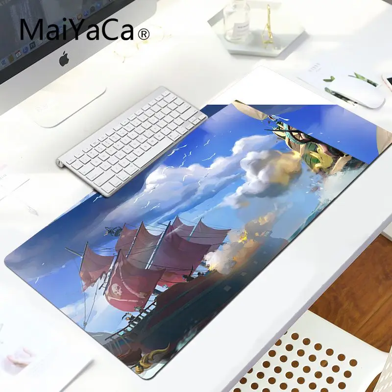LockEdge 30X90cm MaiYaCa Sea of Thieves Achievements Large Mouse pad PC Computer mat Comfort Mouse Mat Gaming Lockedge Mousepad Gaming Mouse Pad - Цвет: LockEdge 30X90cm