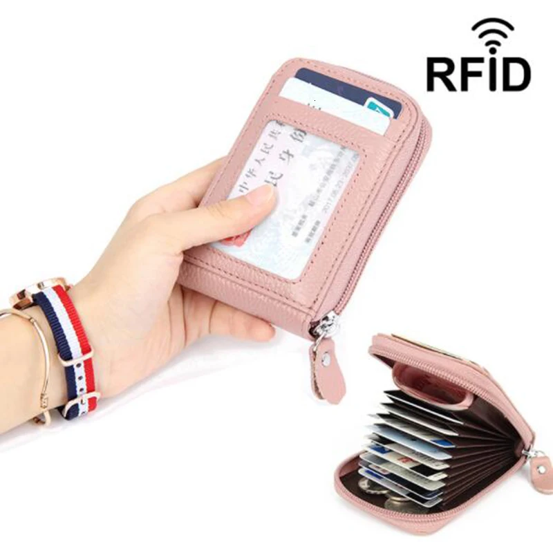 Rfid Противоугонная кредитная карта, посылка, сумка для карт, визитная карточка, сумка из натуральной кожи, унисекс, кредитная карта