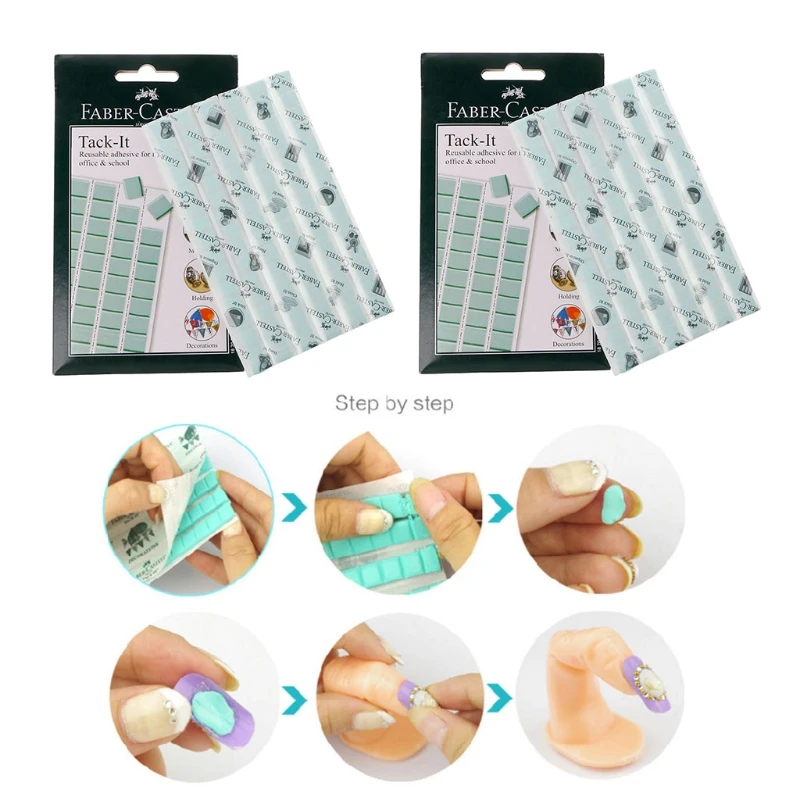 Nail Art Tack-It многоцелевой клей палочки пластилина уход Пластилин советы U90F