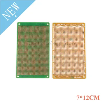 

5pcs 7*12cm Circuit Board DIY Prototype Paper PCB Universal Circuit Board Solderless Breadboard Bakelite Plate 7x12cm 7*12 CM