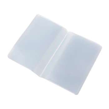 

Plastic PVC Clear Pouch Name ID Credit Card Holder Case Organizer Keeper Pocket M5TE