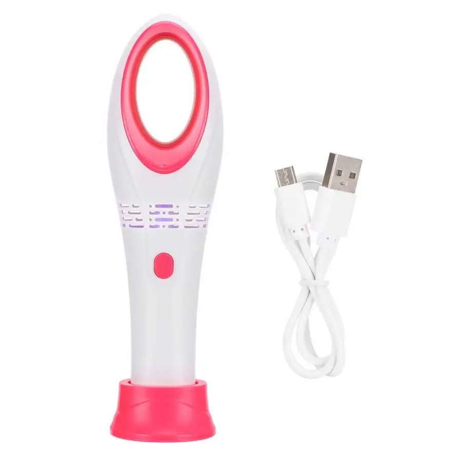 Red White Портативный usb-удлинитель для ресниц, бесщеточный вентилятор, привитые ресницы для дизайна ногтей, сушилка для ресниц, веер для макияжа, инструмент для красоты, 4 цвета - Цвет: Red White