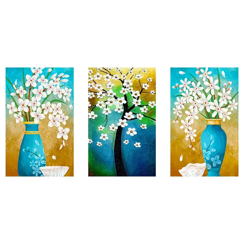 

Set of 3 Special shape 5D Diamond Painting Kit for Adult Full Drill Paint with Diamonds Pictures Arts Craft for Home Decor vas