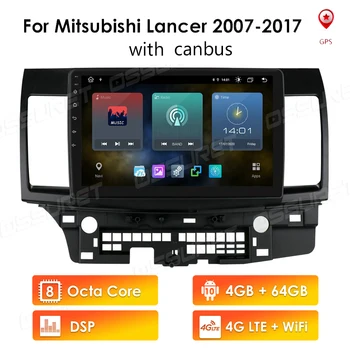 

2 Din 4G + 64G Android 10 Car Radio for Mitsubishi Lancer 10 2007 - 2017 Multimedia Video Player Navigation GPS Stereo 4G LTE