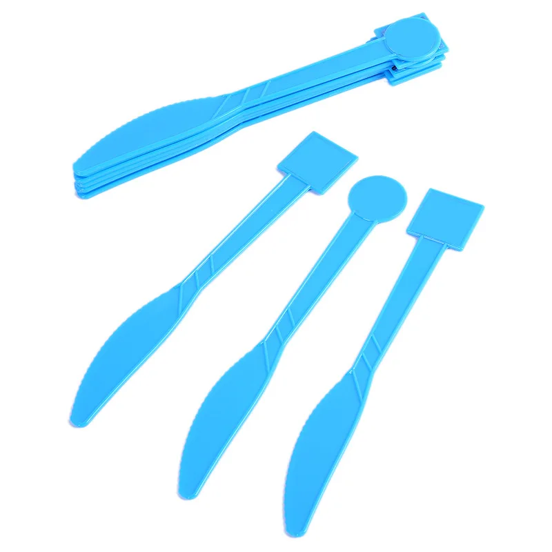 10pcs knives 10 шт., строительная тематическая вечеринка на день рождения, одноразовая посуда для вечеринок для мальчиков, украшение на день рождения, мультяшная Автомобильная тарелка, вилка, ложка - Цвет: 10pcs knives
