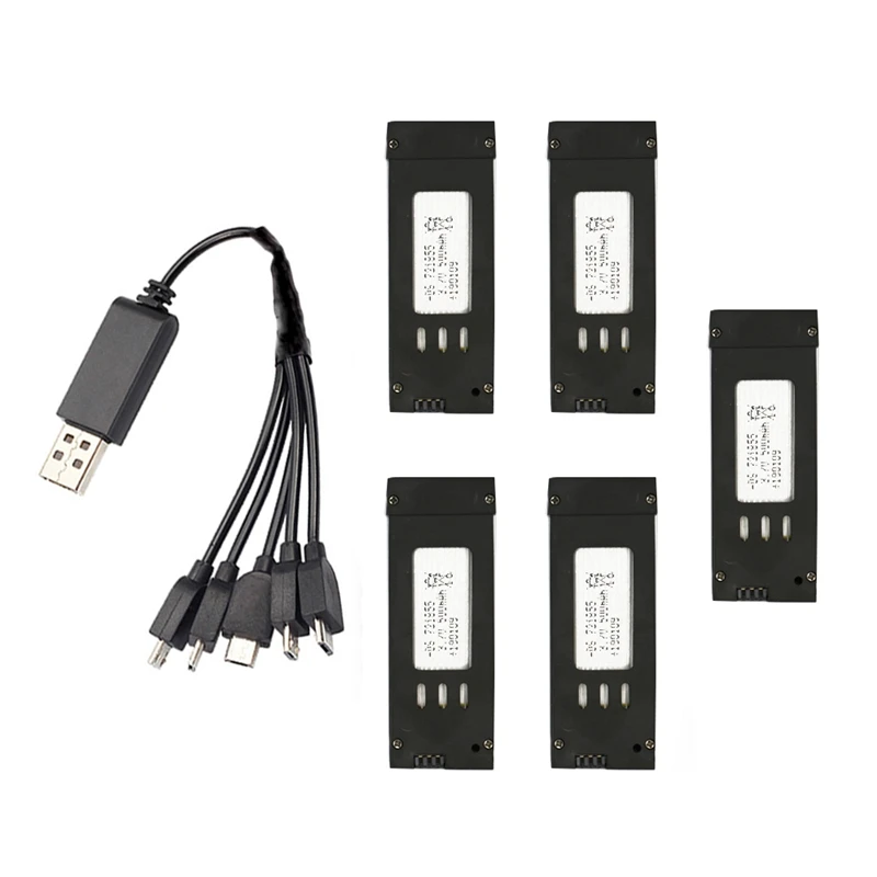 A1 FFYY-New E58 Wifi Fpv Rc Four-Axis Aircraft Battery Spare Parts Rechargeable Battery 3.7V 500Mah Battery Replacement For E58 Jy0 - Цвет: A1