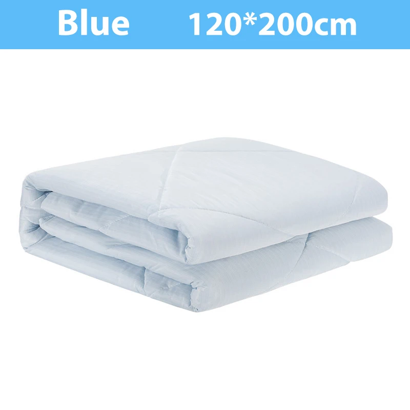 Original Xiaomi 8H antibacterial Cool feeling thin quilt Breathable Dry bacteriostatic Bedding Quilt for adult child Summer home - Цвет: Blue 120-200