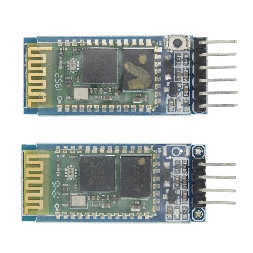 HC 05 06 Master Slave 6Pin/4Pin Anti Reverse Встроенный последовательный модуль Bluetooth беспроводной