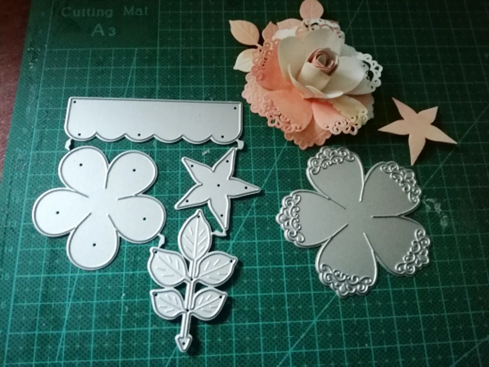 18 flowers Cutting Dies Scrapbooking Embossing Card Making Paper Craft Die F Wd 