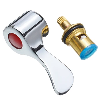 

New Replacement Lever Heads Reviver Faucet Handle 1/4 Turn Use Basin Sink Tap For Kitchen Bathroom Faucet Accessories