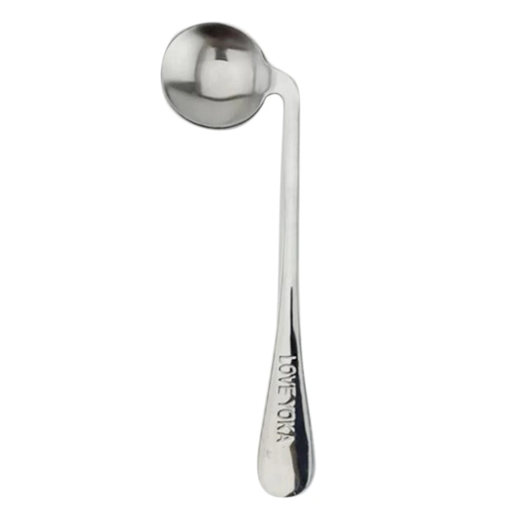 Stainless Steel Angled Feeding Spoon Children Elderly