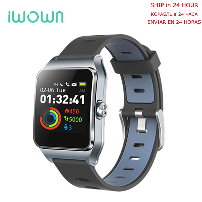 

IWOWN P1C GPS Sport Business Smart Watch Waterproof Swim Dynamic HeartRate Monitor Compass 17 Sport Mode Women Men WatchBracelet
