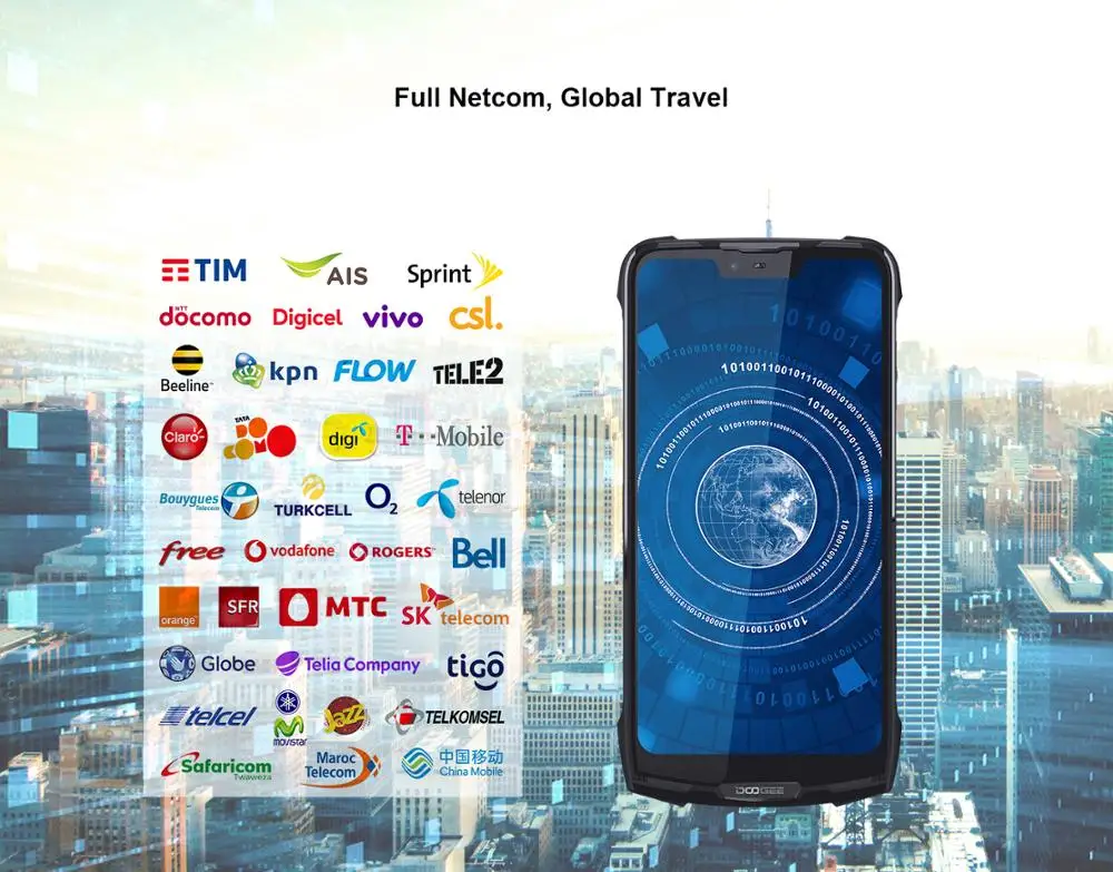 Мобильный телефон DOOGEE S90 IP68/IP69K прочный быстрая зарядка экран 6 18 дюйма 19:9 5050 мАч